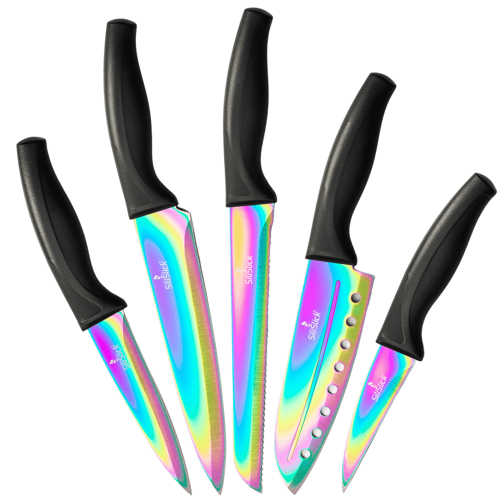 Kitchen Knife Set - Black Handle