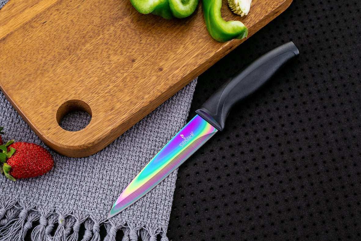 Kitchen Knife Set - Black Handle