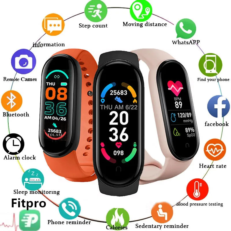 M6 Smartwatch for Men and Women