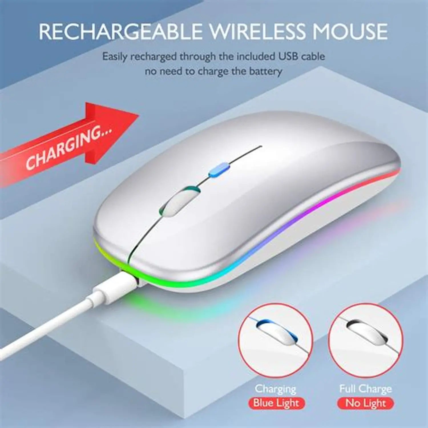 Souris Bluetooth sans fil aste