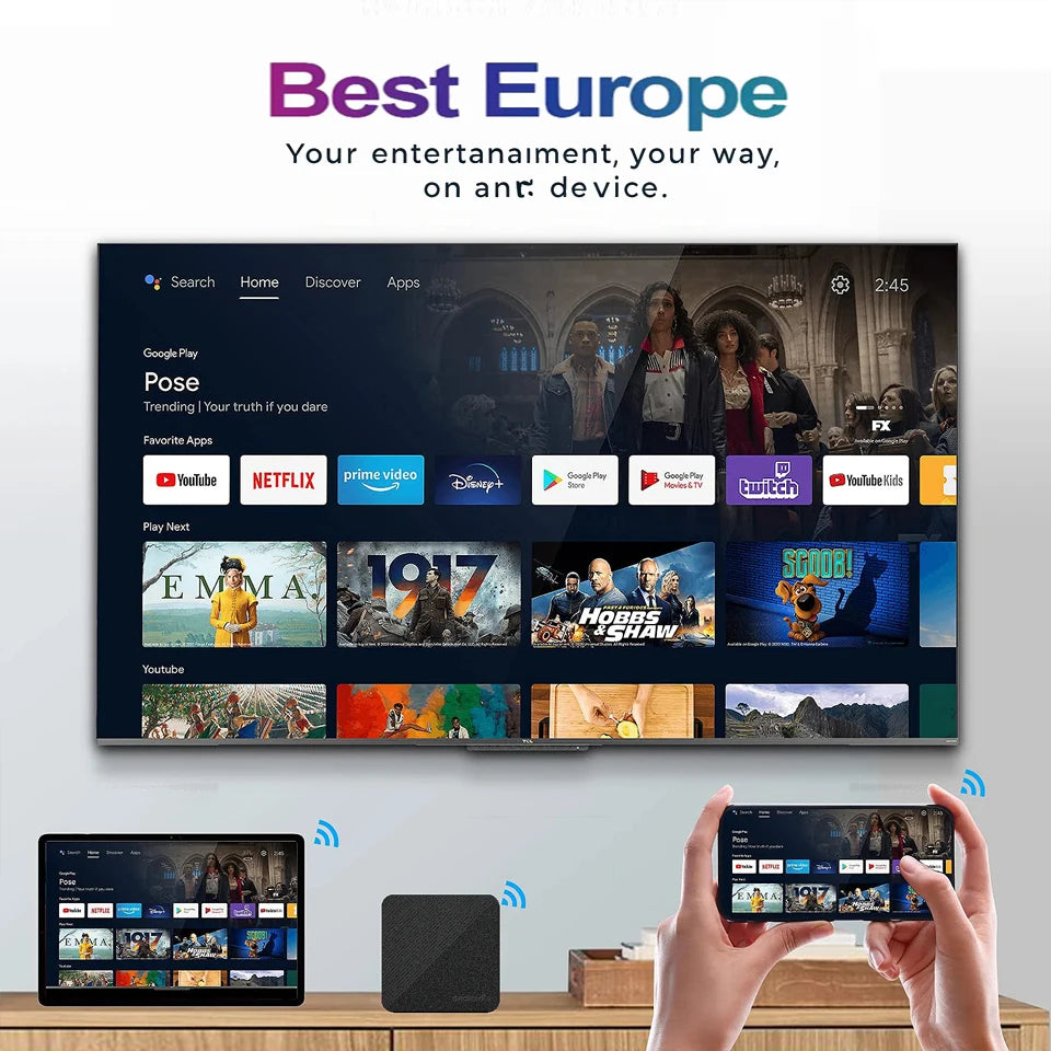 2025 IPTV A688R Smart TV europe 2025